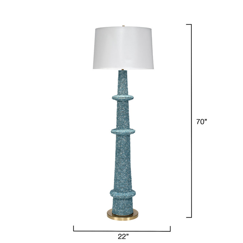 Rowan Floor Lamp, Blue