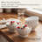 Fitz and Floyd Everyday White Ice Cream Bowls Set of 4