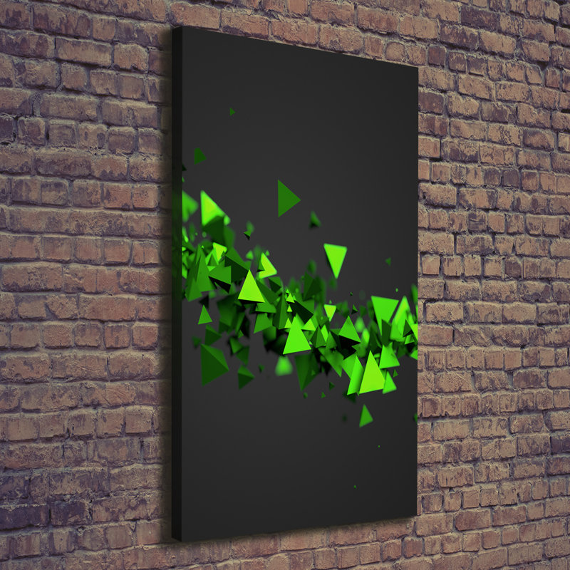Geometric Wave - Wrapped Canvas Print
