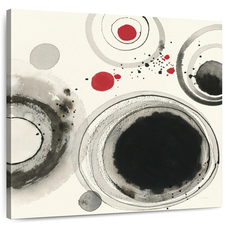 Avery Planetary With Red I, 30" H x 30" W