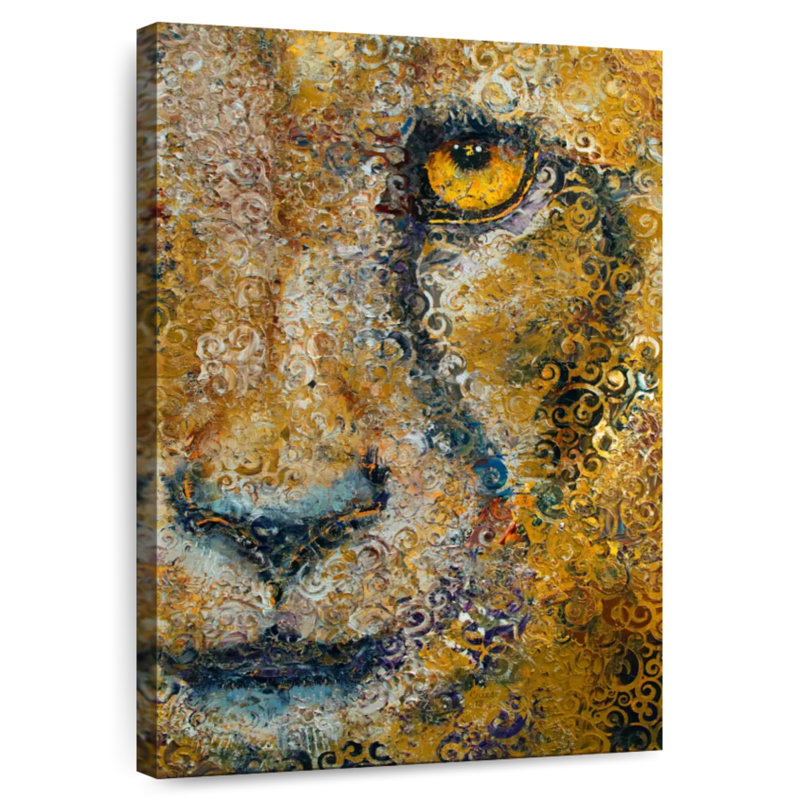 Brampt Cheetah, 24" H x 16" W