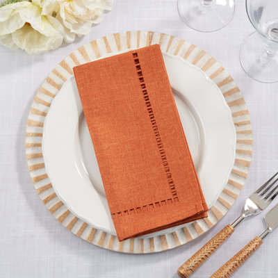 Serviette carrée en polyester Caroleta