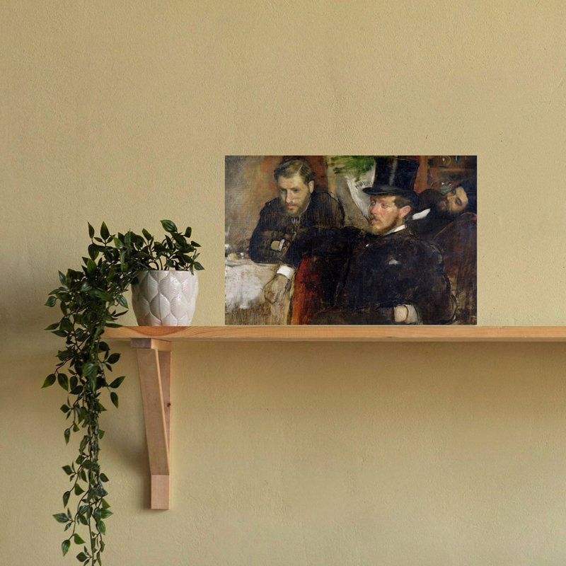 Jeantaud, Linet et Laine, 1871, estampe d'art mural contemporain abstrait impressionniste, H 16 po x l 24 po