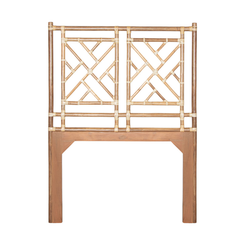 Chippendale Open-Frame Bed, Twin, Natural