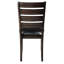 Chaise d'appoint à dossier échelle Carlsen (ensemble de 2)-104830809