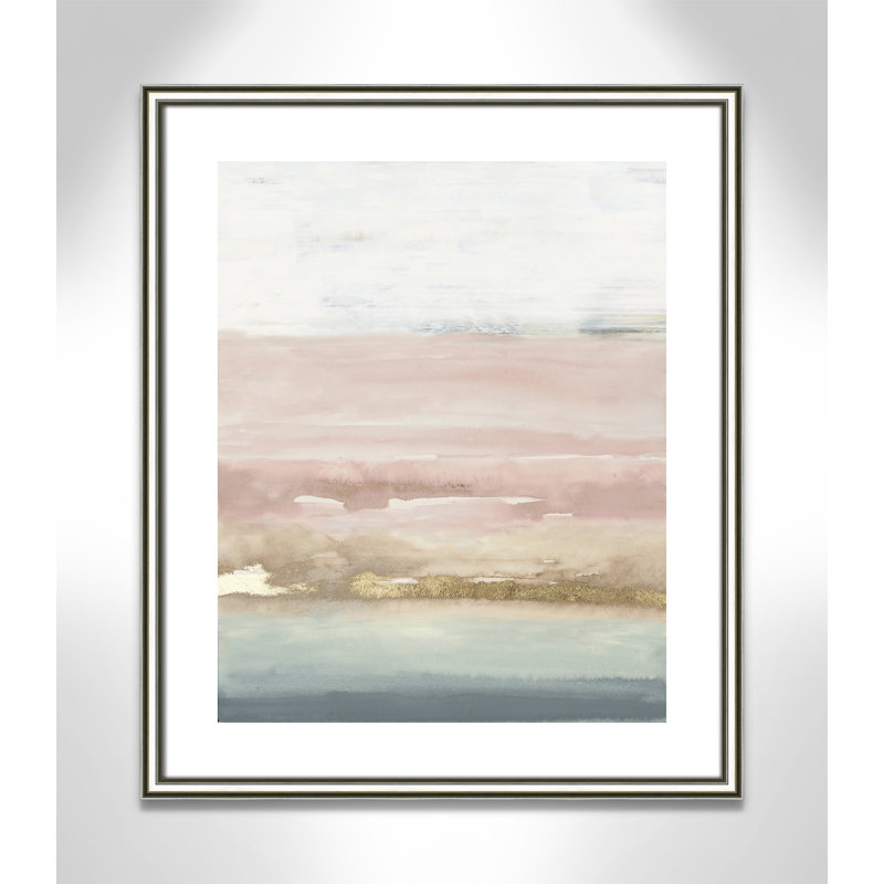 Cotton Cany Horizon Cotton Candy Horizon - reproduction d'art, H 25,5 po x l 21,5 po x P 0,875 po, Papier avec cadre argenté