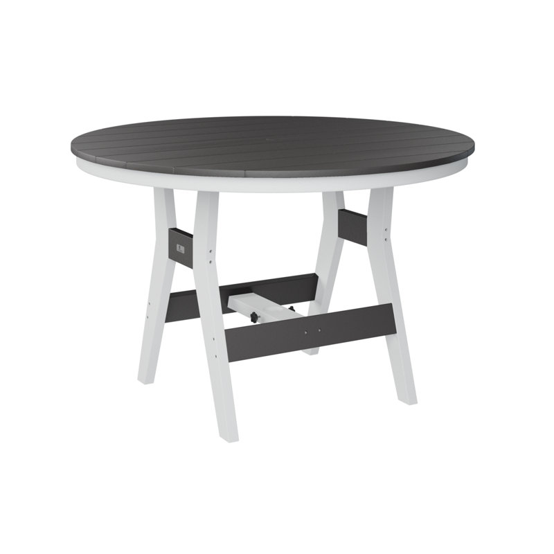Table de bar berlinoise Berlin, Gris fumée, H 38,87 po x l 48 po x P 48 po