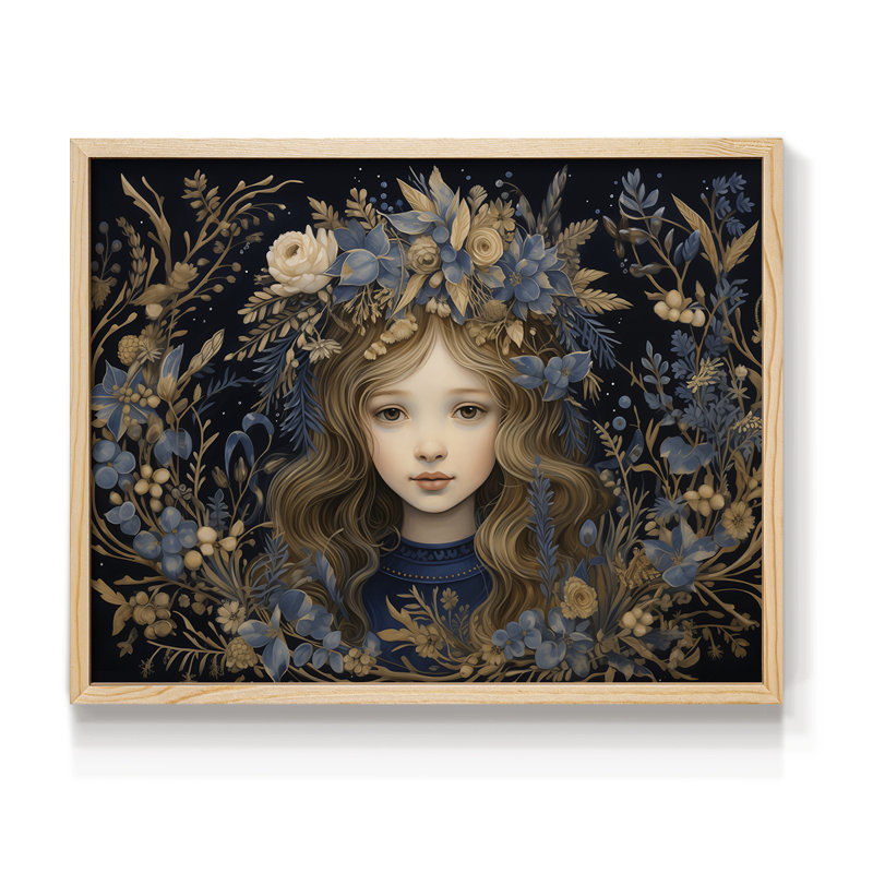 «Chirstmas Art» - CECXCVII - Reproduction encadrée - Restickable, H 16 po x l 20 po, Naturel