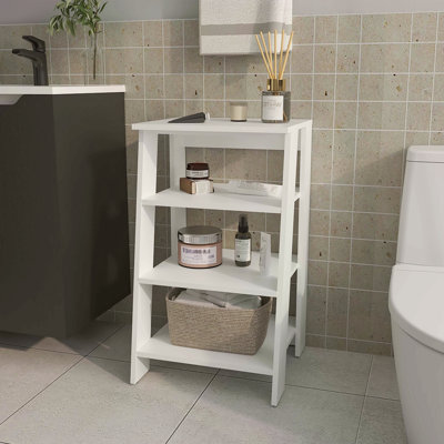 Freestanding Bathroom Shelf With Open Storage