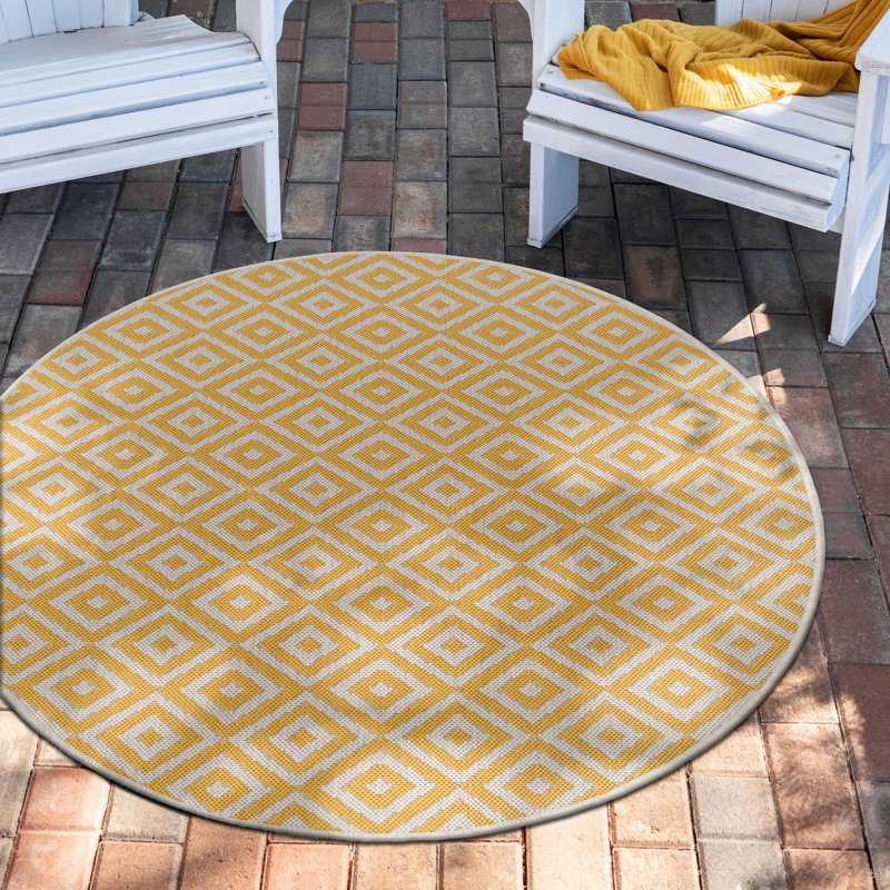  Tapis d'extérieur Jill Zarin Costa Rica, Rond 10 pi 8 po