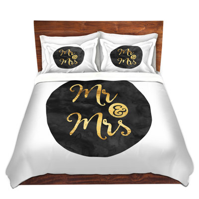 Ensemble de housse de couette mr. et mme circle