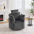 Manual Swivel Recliner Rocking Chair With Adjustable Backrest, Footrest and Headrest, 37'' Wide Glider Reclining Chair With Phone Holder For Primary Living Room or Bedroom-406613088