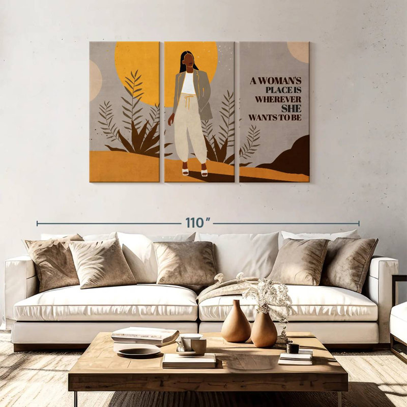 Khyia A Woman's Place I, H 48 po x l 74 po