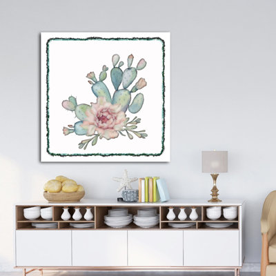 Cactus 536  Wrapped Canvas Print