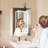 Cormarion Surface Mount Frameless Medicine Cabinet with Mirror and 2 Shelves and LED ligthing-48968630-48968521