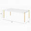 Table basse de salon 1pc et mobilier d'appoint Glam Home Furniture