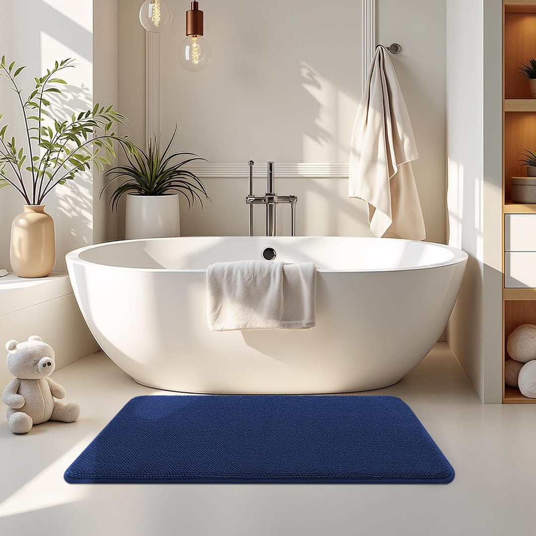 40Ã60cm Memory Foam Absorbent Non-Slip Washable Bath Mat