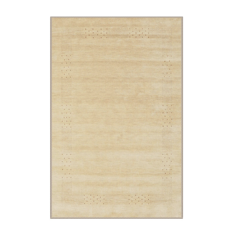 Tapis abstrait beige, Rectangle 5 pi x 7 pi