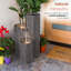Fontaine hexagonale intérieure / extérieure à 3 niveaux à colonne, 25 po avec lumières DEL