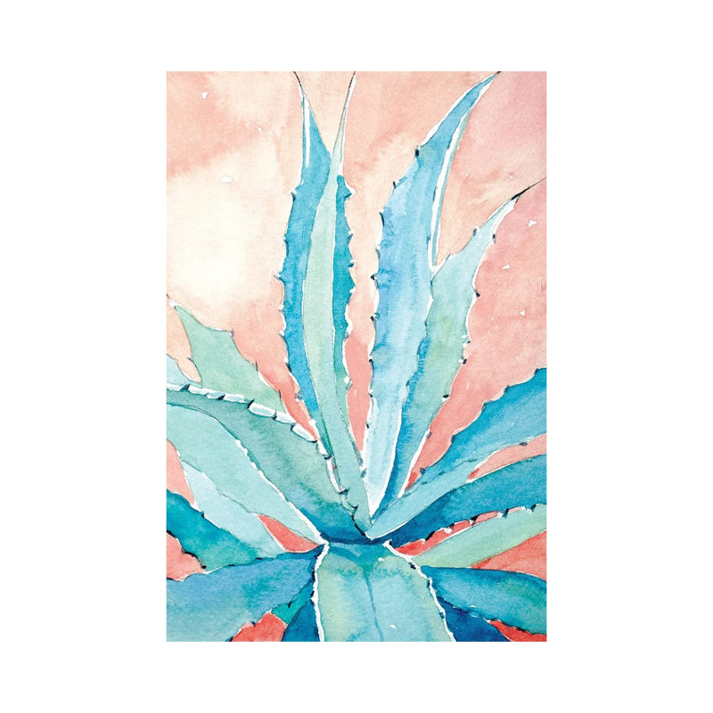 Agave 1 Piece Wrapped Canvas Painting