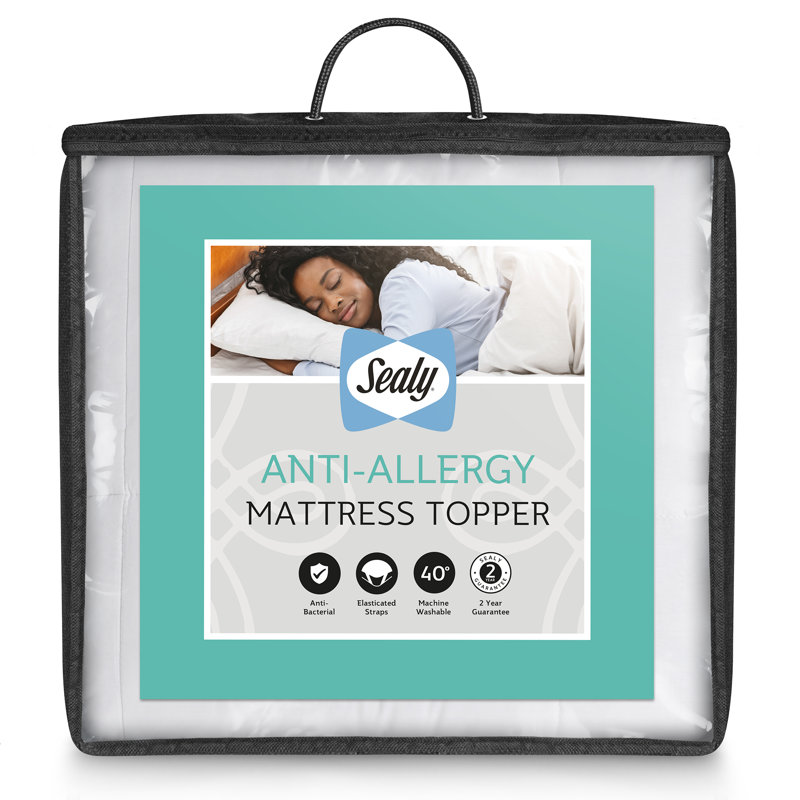 Sealy Anti-Allergy Mattress Topper, Double (4'6)