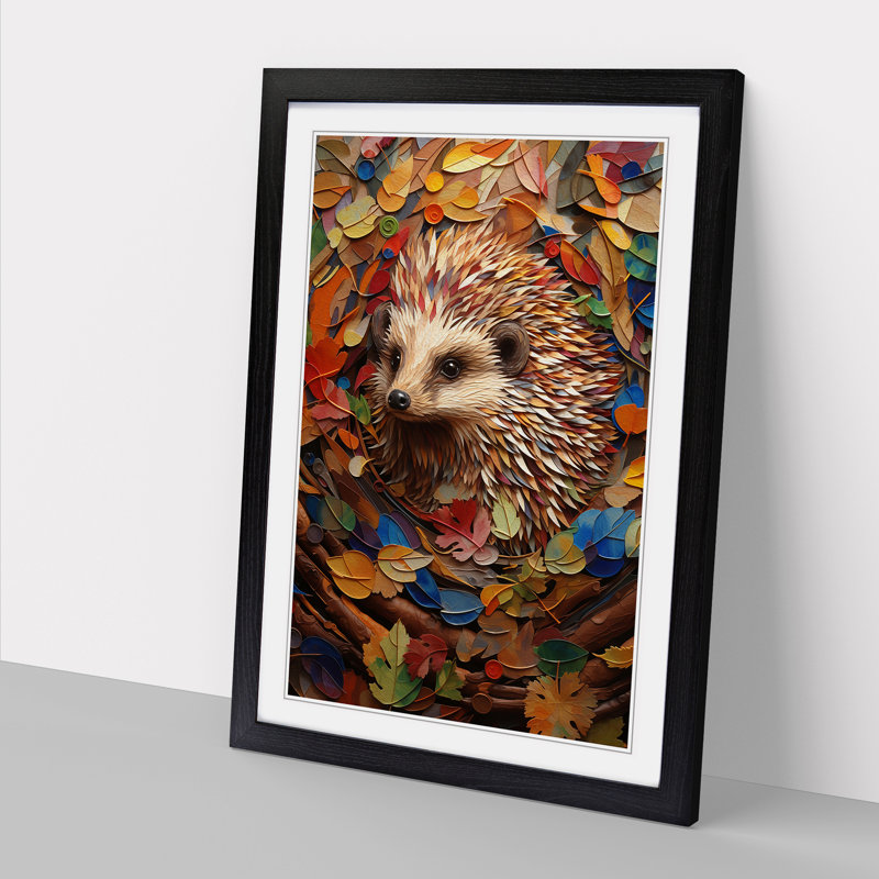 Hedgehog Orphism No.2 - Framed Print