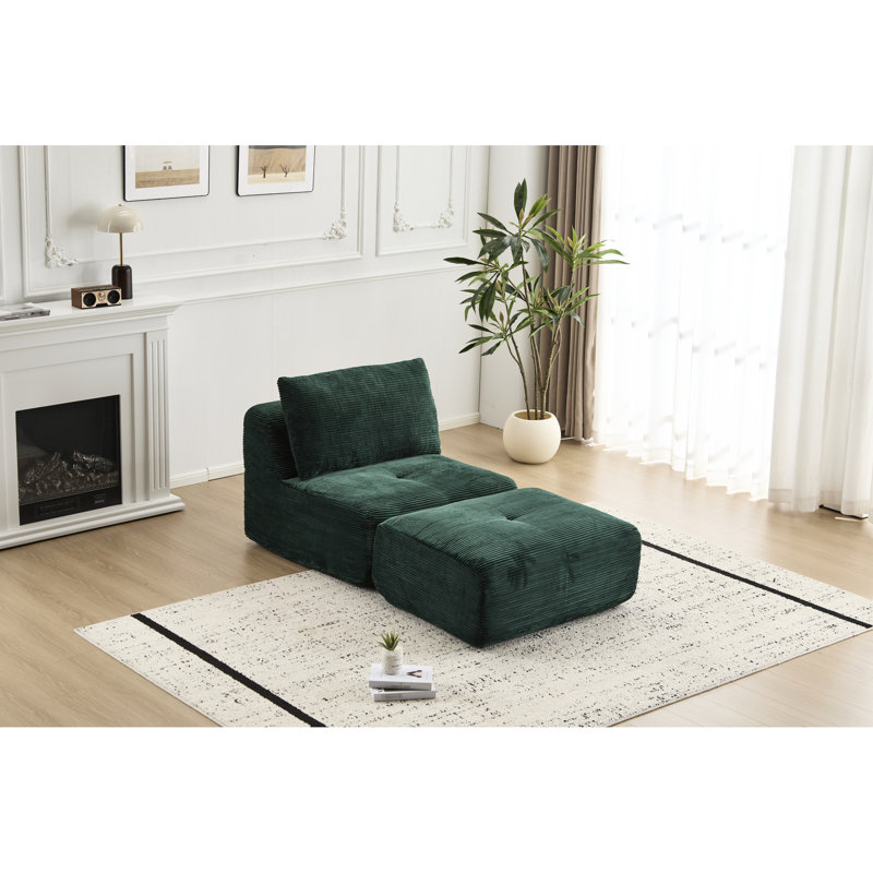 Chaise longue en velours côtelé simple avec mousse à mémoire de forme, pour animaux de compagnie, personnalisable, sans assemblage pour siège intérieur, siège en mousse moderne, assemblage, rembourrage haute densité pour diverses pièces