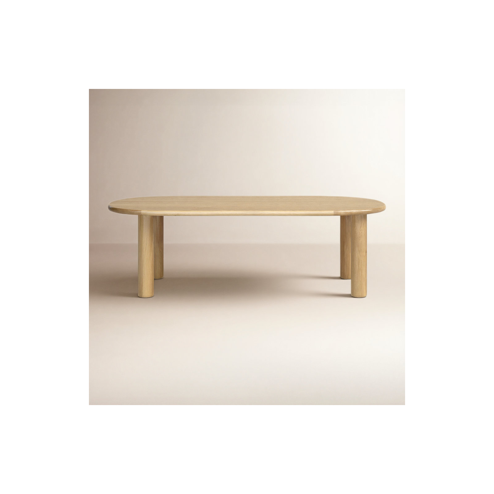Tully Oval Dining Table, 78" L x 39" W