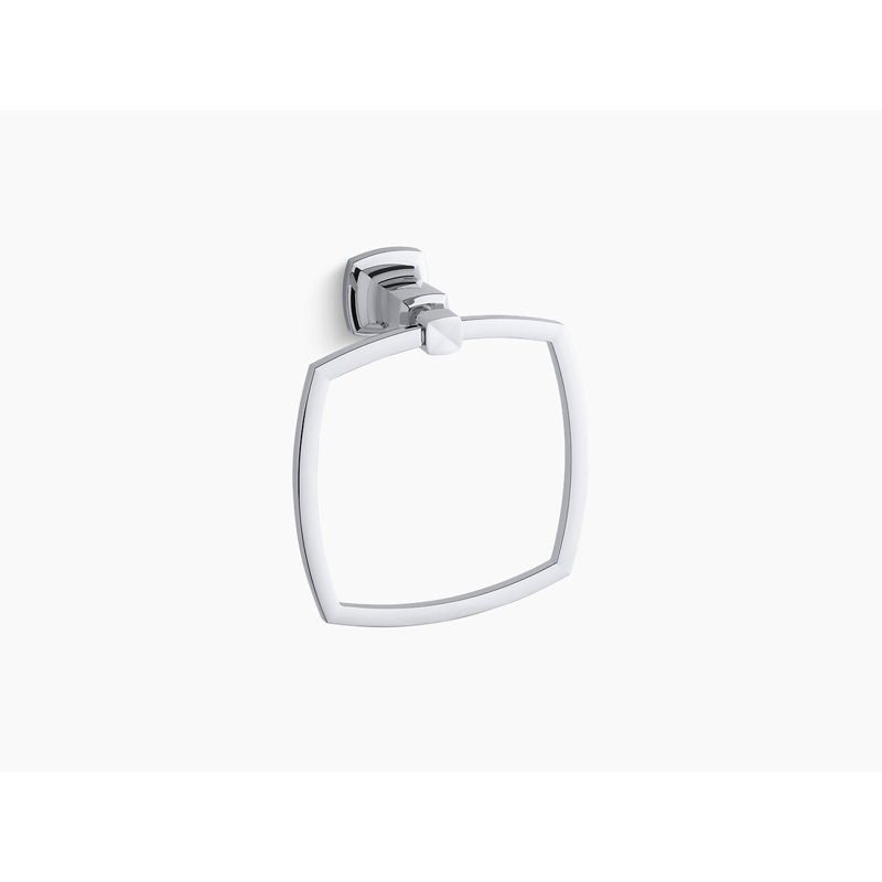 Margaux® Wall Mounted Towel Ring, Polished Chrome