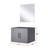 Charming Bathroom Vanity With Integrated Mirror And Spacious Storage-298313951