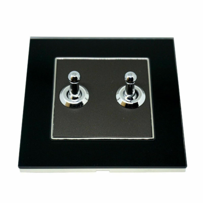 Cramden Wall Mounted Light Switch, Black