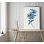 «Blue Botanique I», reproduction sur toile-29146438