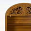 Armoire rétro en bois sculpté arqué