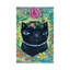 «Black Kitty» par Heather Renaux - reproduction d'art-52932079-52932081-52932086