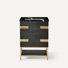 Meuble-lavabo gris naturel 24 po avec plateau en quartz