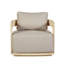 Chaise d'extérieur en bois de teck massif Eclipse-54013597-54013599