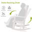 Abrahms HDPE Outdoor Rocking Chair-1479283372