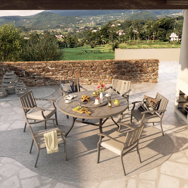 Ensemble repas 60 po Azur Patio, 6