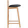 Bartolomea Upholstered Counter Stool with Solid Wood Frame