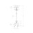 Coat Rack, Hall Tree, Free Standing, 8 Hooks, Entryway, 74"H, Bedroom, Metal, Transitional