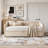 Upholstered daybed with Pop Up Trundle-1085081349