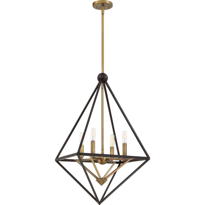 Rosann 4 - Light Dimmable Geometric Chandelier
