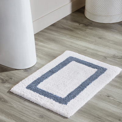 Tapis de salle de bain réversible 100% coton Widman