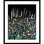 «Night Garden» par Wheelersburg, impression sur bois encadrée