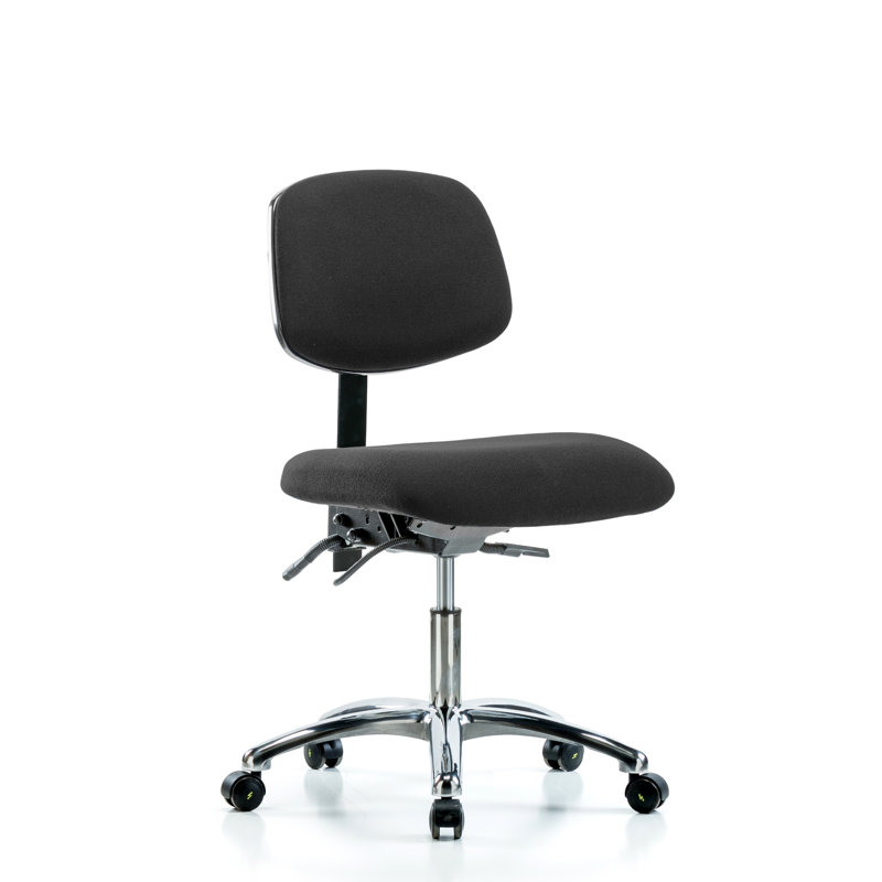 Calvin Task Chair, Black, Casters, Not Included