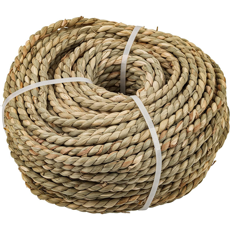 # 4-1 / 4 Corde en ruppie maritime, 1 livre, roseau de rotin pour le tissage de paniers et la fabrication de meubles en osier