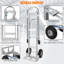 Chariot manuel en aluminium convertible 2 en 1