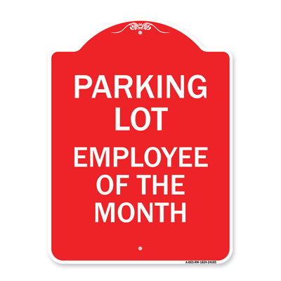 Signmission Designer Series Sign - Employee Of The Month/24104/24105