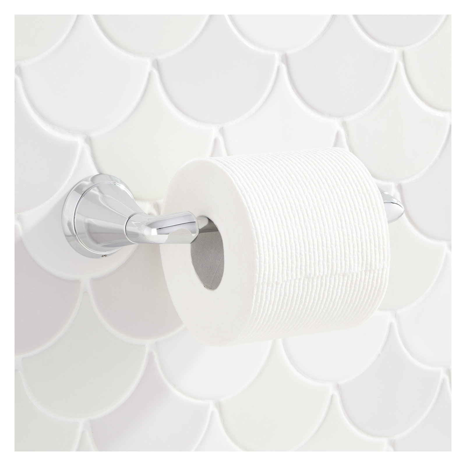 Provincetown Wall Mount Toilet Paper Holder, Chrome