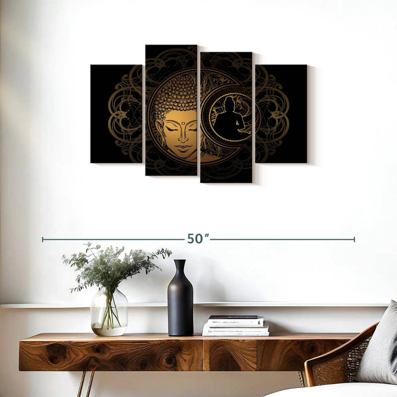Adella Celestial Buddha, 22" H x 36" W
